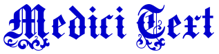 Medici Text フォント
